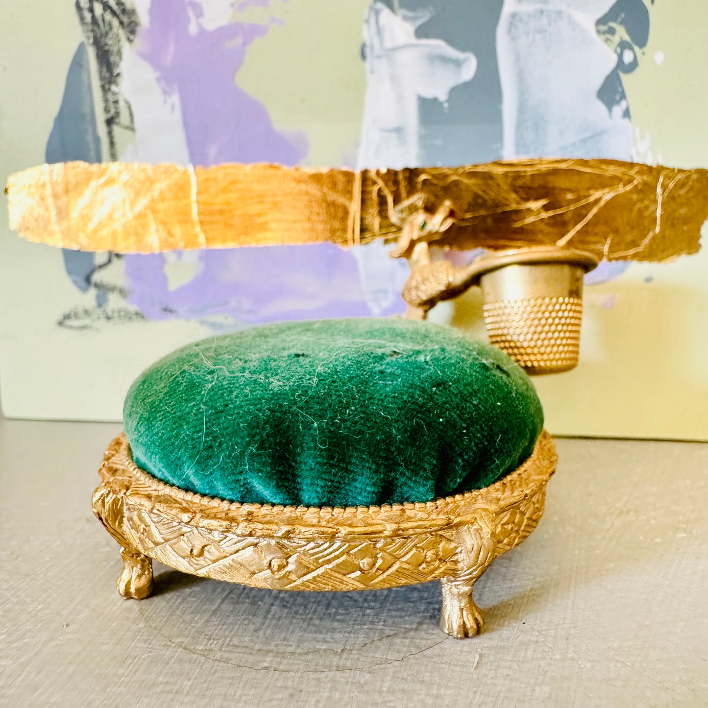 Cutest Vintage Poodle Pin Cushion