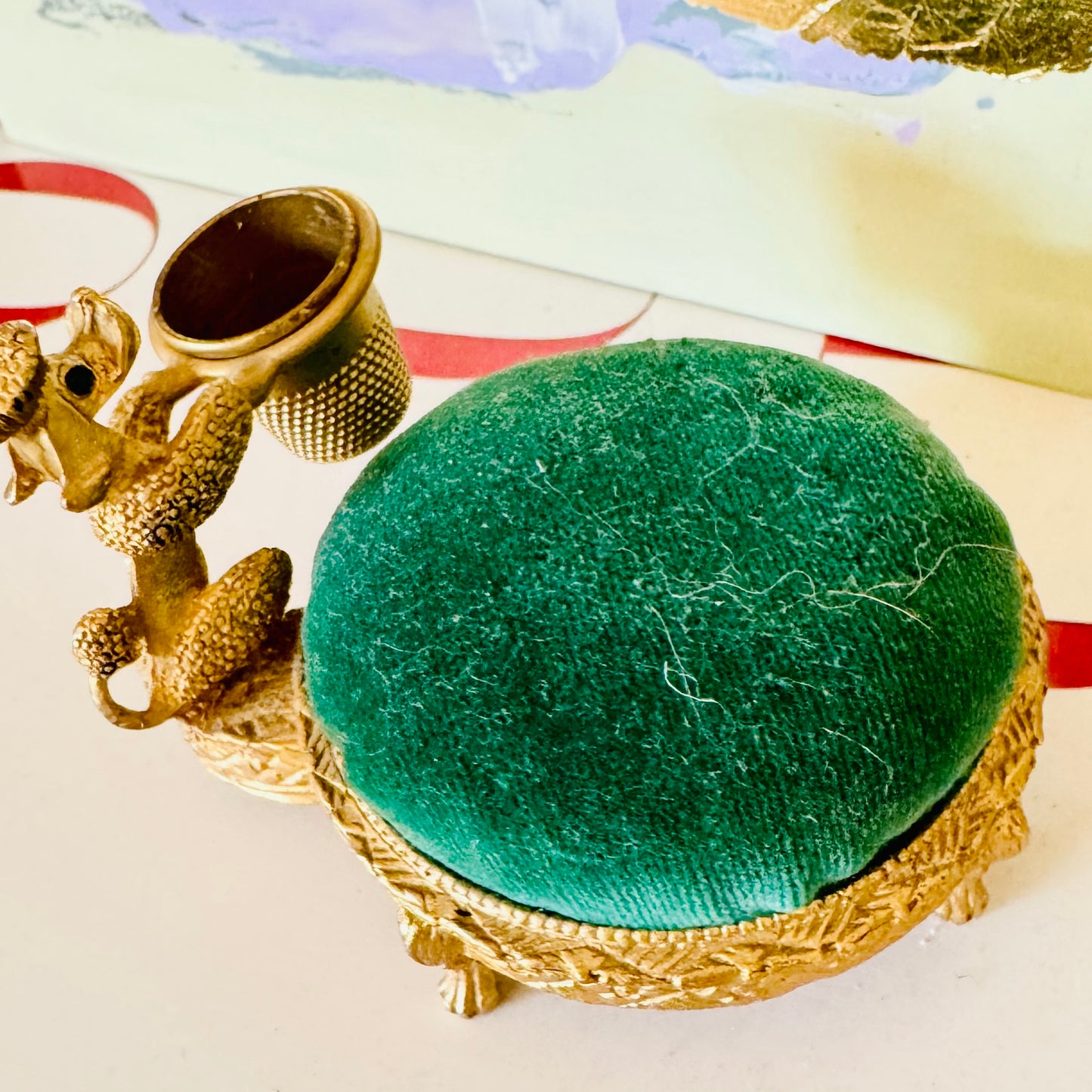 Cutest Vintage Poodle Pin Cushion