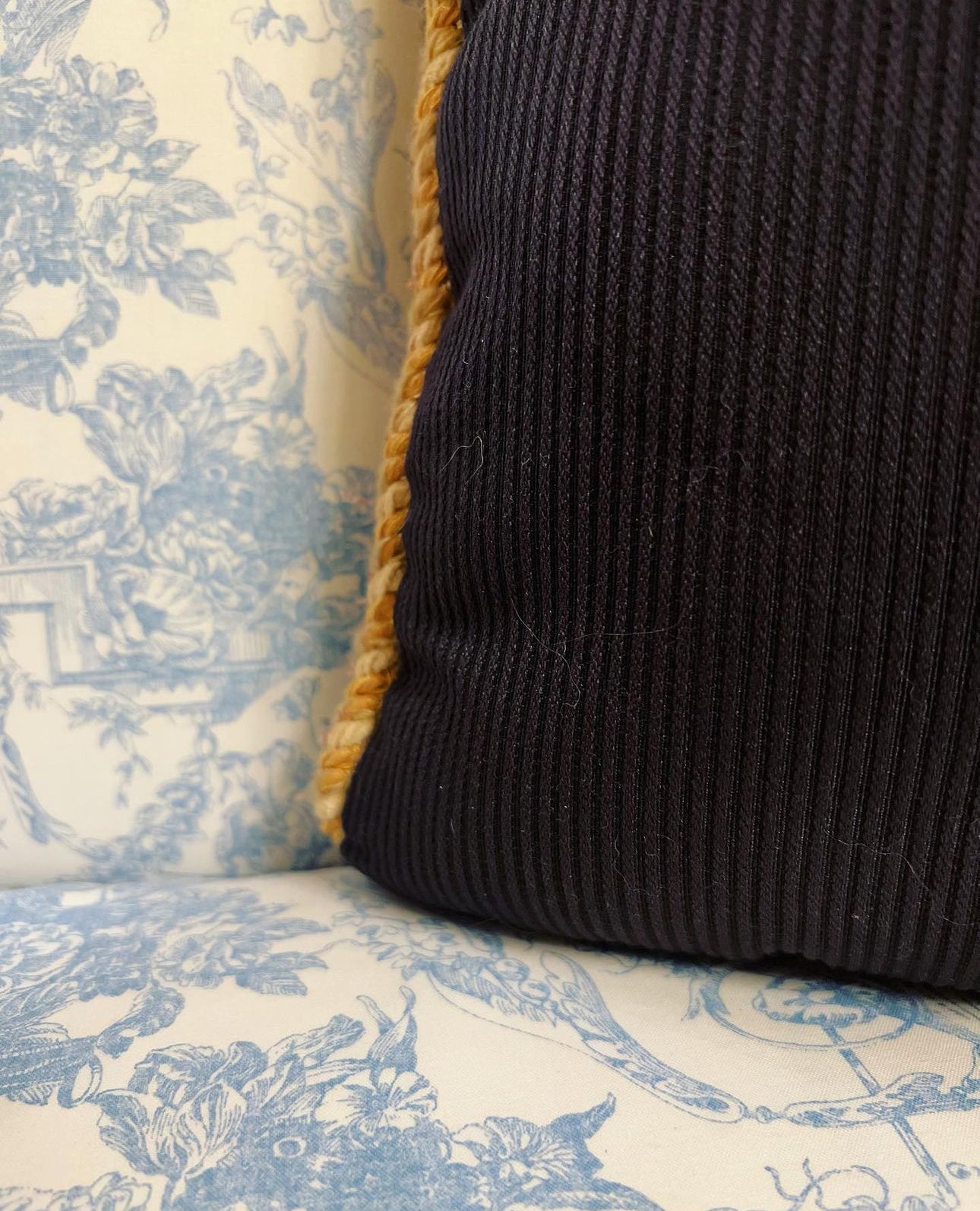 Staffordshire Dog Printed Cotton Accent Pillow