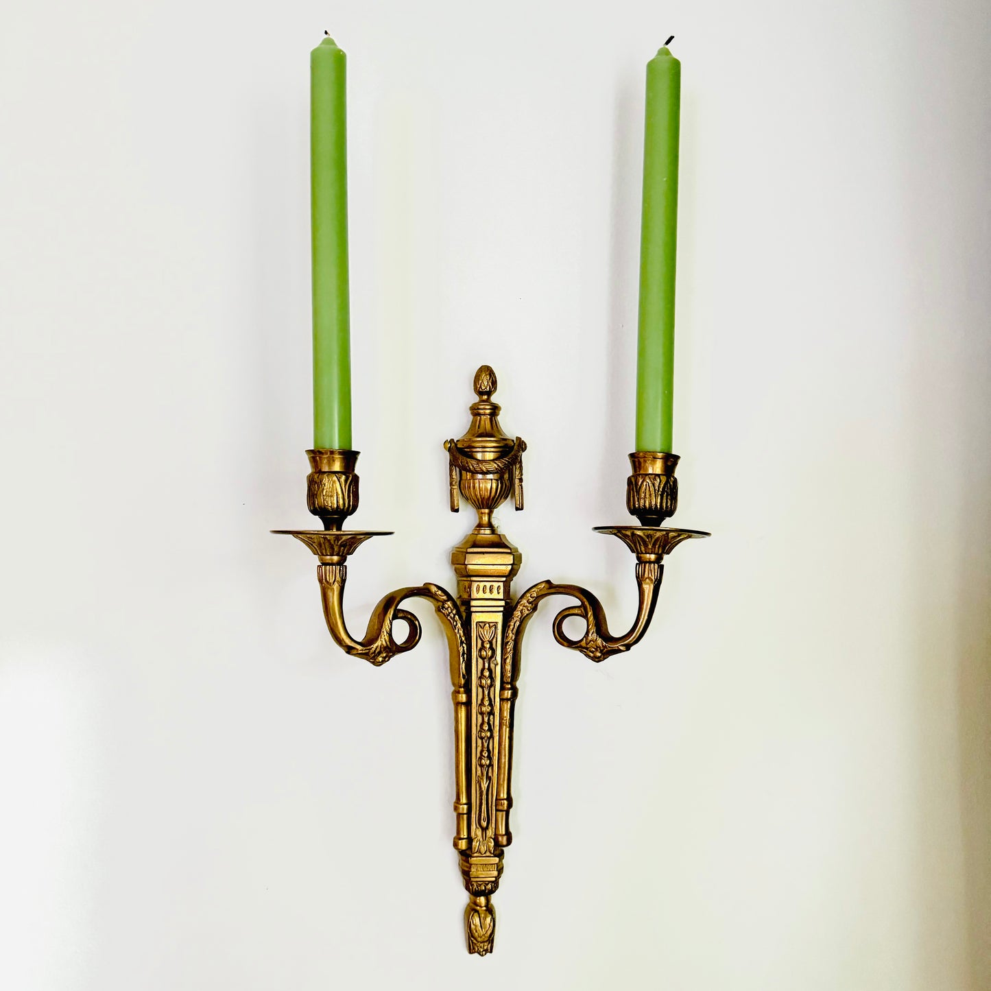 Brass Wall Sconce Louis XVI Style