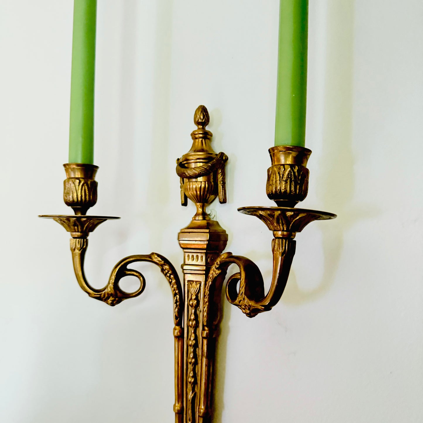 Brass Wall Sconce Louis XVI Style
