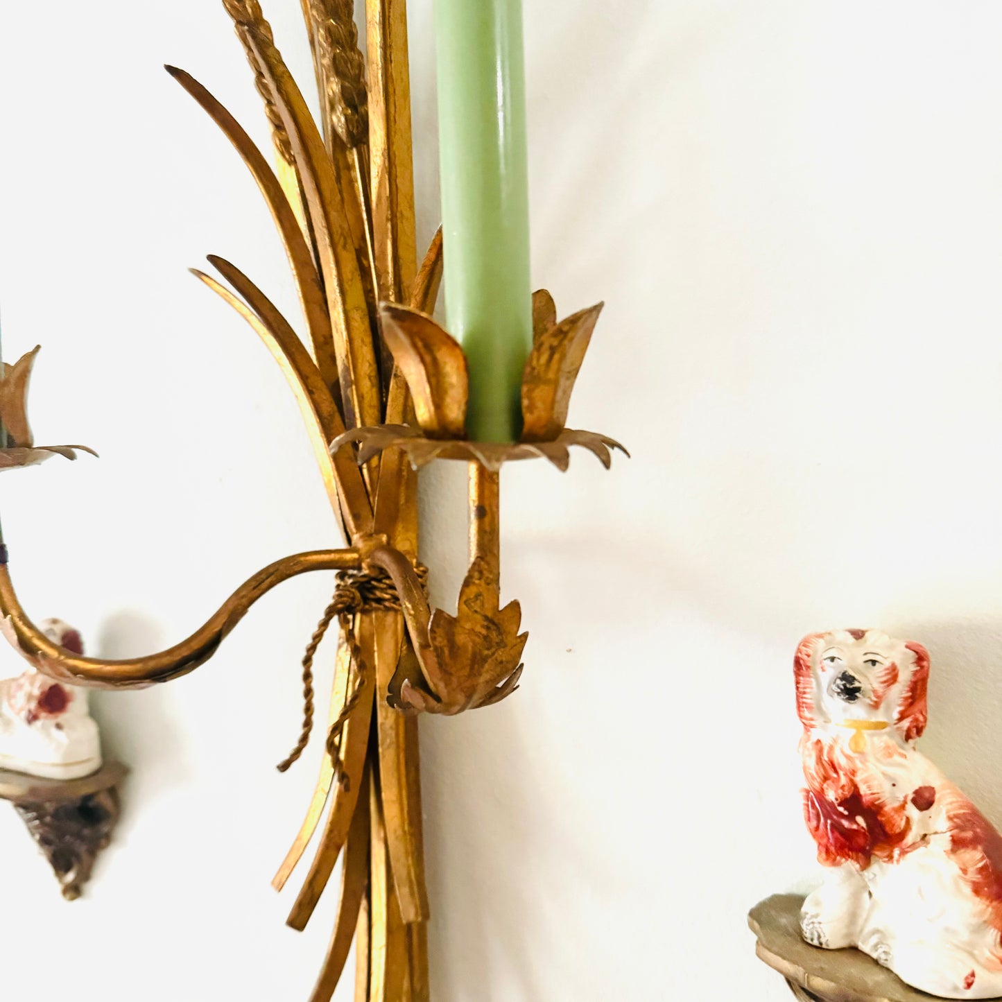 Mid-Century Italian Wheat Sconce