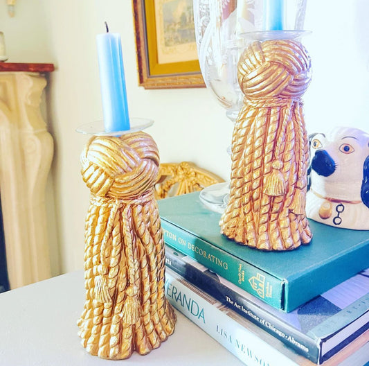 Regency Tassel Candleholders