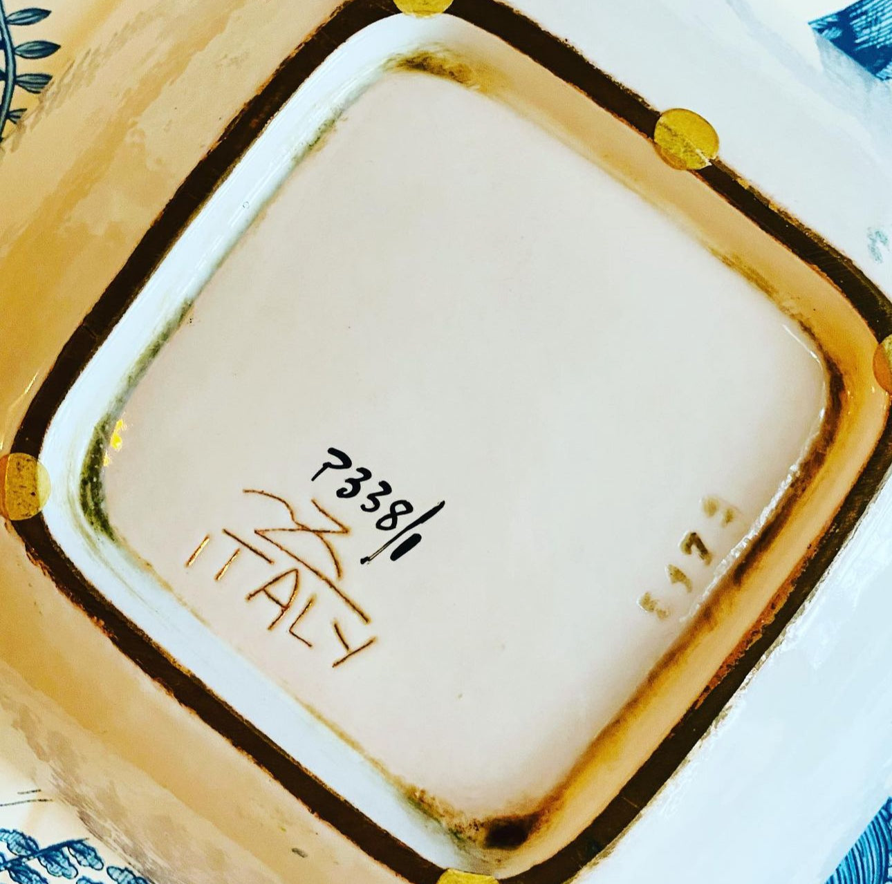 1930's Ugo Zaccagnini Ceramic Ashtray