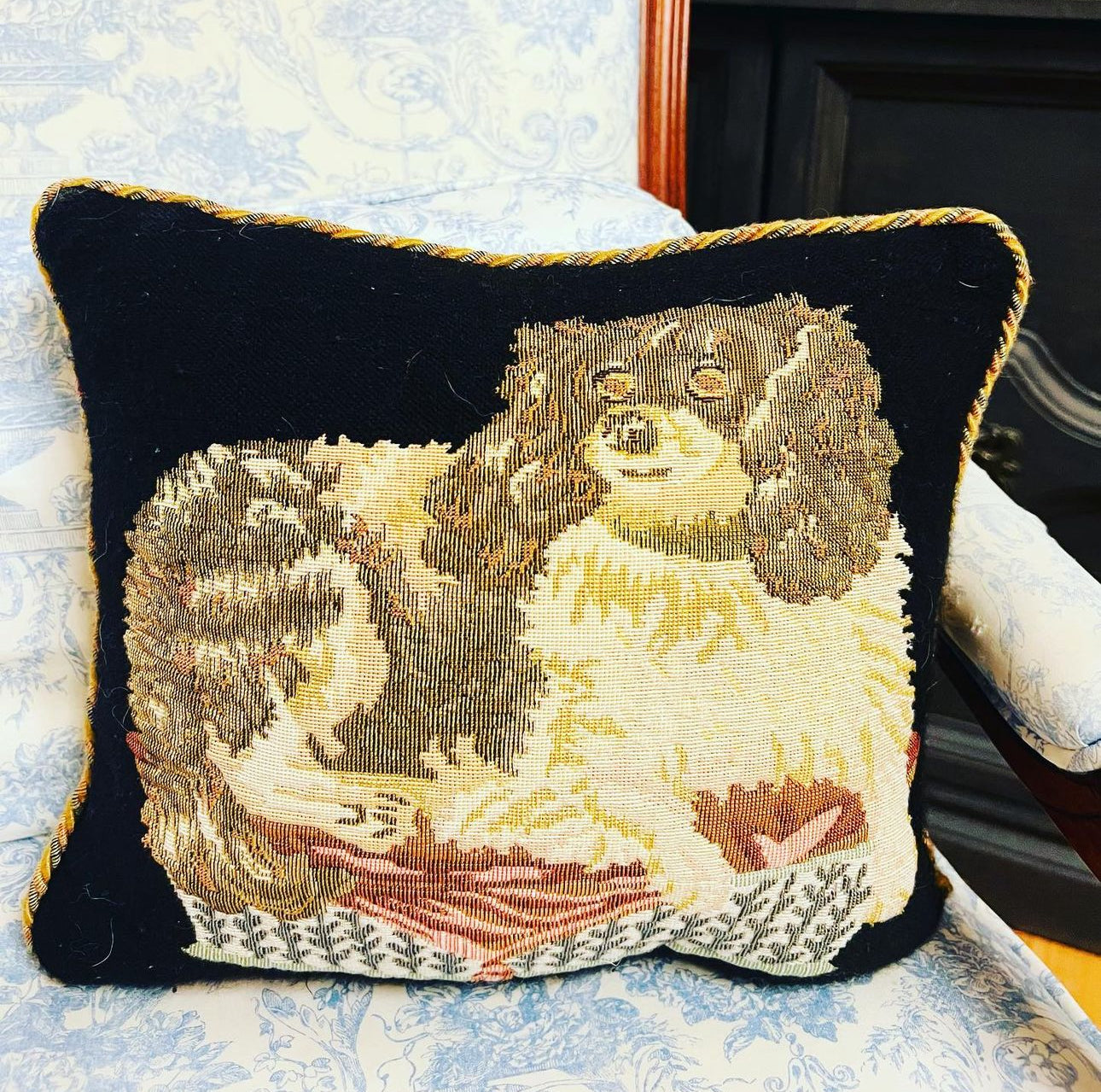 Cavalier King Charles Accent Tapestry Pillow