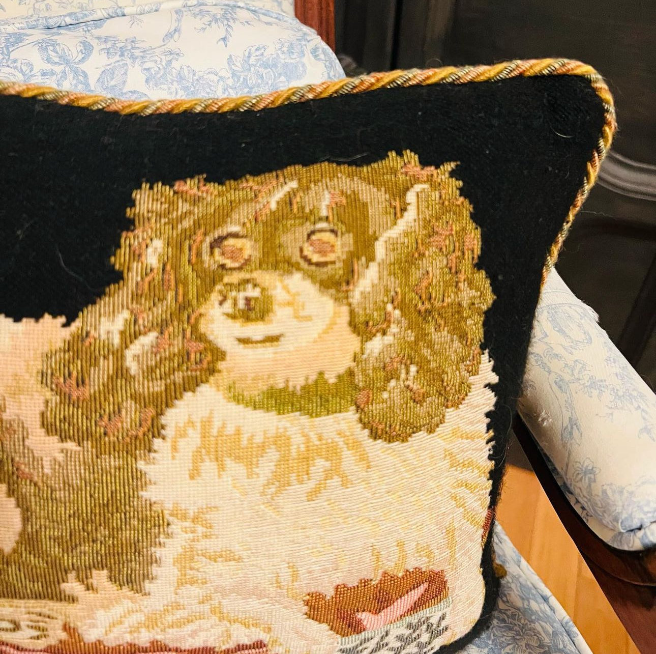 Cavalier King Charles Accent Tapestry Pillow